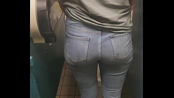 Public stall at work phat ass white girl employee smashed rear end