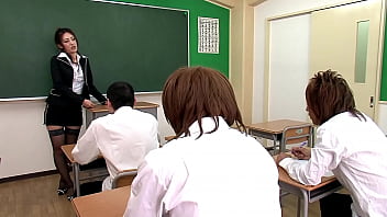 The uber-sexy asian teacher bj's off some of her schoolgirls before completing up in a insane clinic